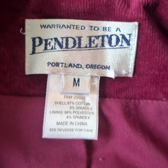 Pendleton Jacket Red - Picture 5 of 5